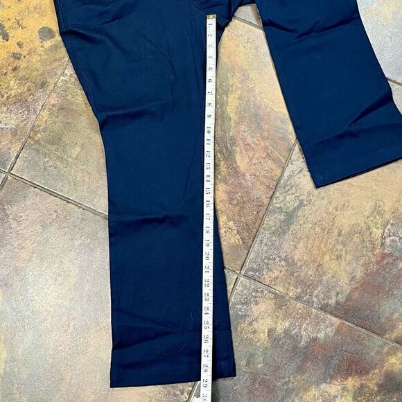 New! NWT Old Navy Blue Bootcut Stretch Uniform Pants 16P - Picture 2 of 11